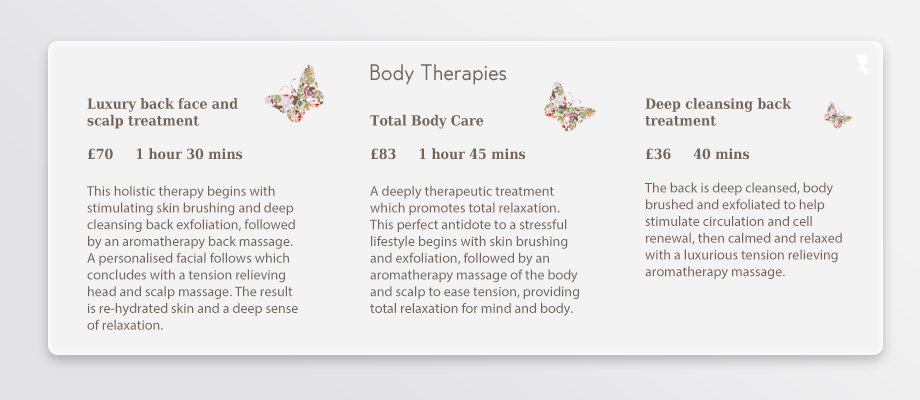 Body therapies